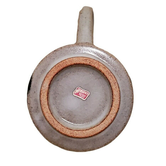 Vintage Kelvin's Owl Mug Coffee Tea Drink Gray Ceramic Pottery Stoneware Japan - Picture 5 of 5